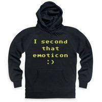 I Second That Emoticon Hoodie
