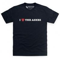 i heart the ashes t shirt