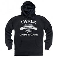 i walk because hoodie