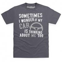 i wonder if my car t shirt