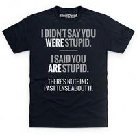 I Said You Are Stupid T Shirt
