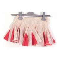 I Love Gorgeous Age 4-5 yrs Cream and Pink Floral Pattern Skirt