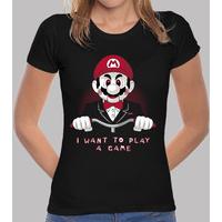 i want to play a game (black shirt)