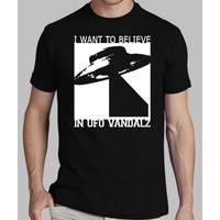 i want to believe in ufo vandalz guy - black