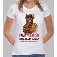 i want your cat girl t-shirt