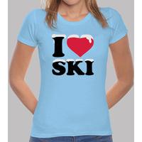 i love ski skiing