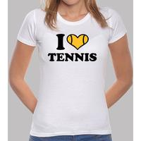 I love tennis heart