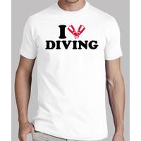 i love diving flippers