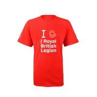 I Love Poppy T-Shirt - Red