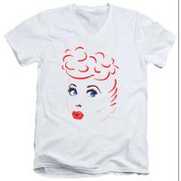 I Love Lucy - Lines Face V-Neck