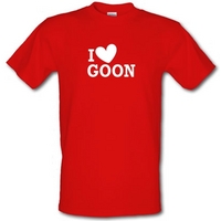 I Love Goon male t-shirt.