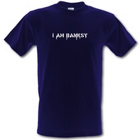 i am banksy male t shirt