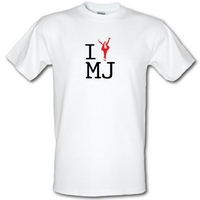 I Heart MJ male t-shirt.