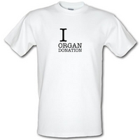 I Heart Organ Donation male t-shirt.