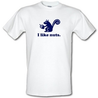 I Like Nuts male t-shirt.