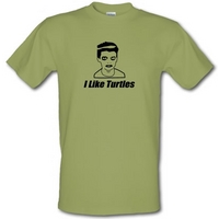 I Like Turtles male t-shirt.