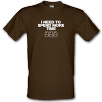 i need to spend more time away from keyboard male t shirt