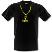 I pity the fool medallion male t-shirt.