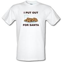 I Put Out For Santa male t-shirt.
