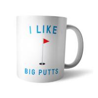 I Like Big Putts White Mug