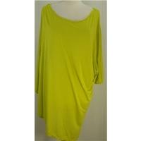 i n c size xl lime green asymmetric tunic