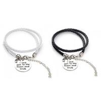 i love you to the moon and back bracelet 2 colours