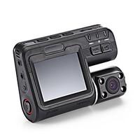 i1000s 1080P Car DVR with Front and Rear Camera-BLACK