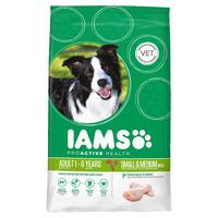 Iams Dry Dog Food Chicken for Small and Medium Dogs 3kg
