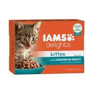 IAMS Delights Kitten  Chicken in Gravy - Chicken in Gravy (12 x 85g)