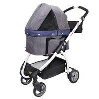 Ibiyaya Express Travel System Pet Stroller Denim