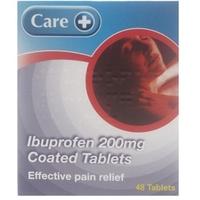 Ibuprofen 200mg Coated Tablets (Care)