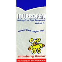 Ibuprofen 100mg/5ml Suspension For Children