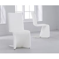 Ibiza White Dining Chairs (Pair)