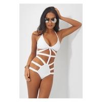 Ibiza White Strap Swimsuit