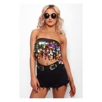 Ibiza Black Confetti Festival Top