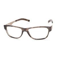 ic berlin eyeglasses a0555 harmonic oscillator brown driftwood