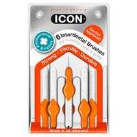 Icon Antibacterial Interdental brush X6 ISO Size 1 (0.45mm)