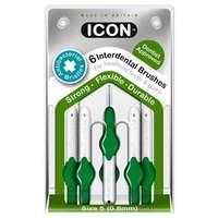 icon antibacterial interdental brush x6 isosize 5 08mm