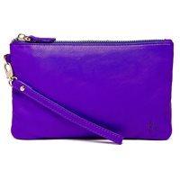 icy purple phone charging leather mighty purse