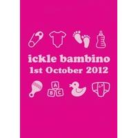 Ickle Bambino Girl | New Baby Card | BC1179