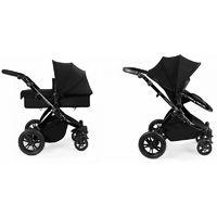 Ickle Bubba Stomp V2 Black Frame 2in1 Pushchair-Black