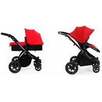 Ickle Bubba Stomp V2 Black Frame 2in1 Pushchair-Red