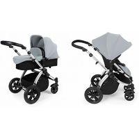 ickle bubba stomp v2 silver frame 2in1 pushchair silver