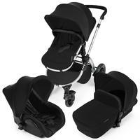 Ickle Bubba Stomp v2 3-in-1 Travel System in Black Silver