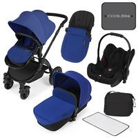 Ickle Bubba Stomp v3 All in One Travel System in Blue with Black Frame