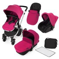 Ickle Bubba Stomp v2 All In One Travel System in Pink Silver