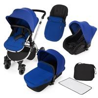Ickle Bubba Stomp v2 All In One Travel System in Blue Silver