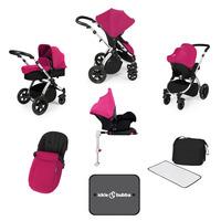 ickle bubba stomp v3 all in 1 travel system isofix base pinksilver