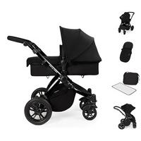 Ickle Bubba Stomp V2 All In One Travel System - Black On Black Frame