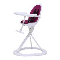 Ickle Bubba Orb Highchair - Purple on White Frame